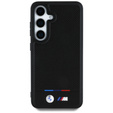 Etui BMW do Galaxy S25, Tricolor Stipe do MagSafe, Czarne