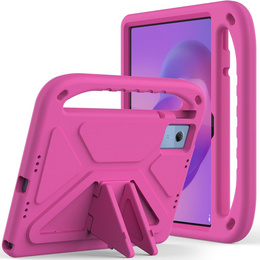 Etui dla dzieci do Lenovo Idea Tab 11" 2025 TB336FU TB336ZU, dziecięce z uchwytem, różowe