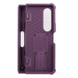 Etui pancerne do Samsung Galaxy Z Fold 4 5G, Dexnor Full Body S-Pen Slot, fioletowe