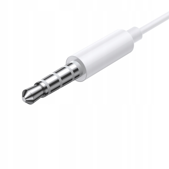 Baseus Encok H17 – słuchawki douszne z mikrofonem mini jack 3,5 mm białe
