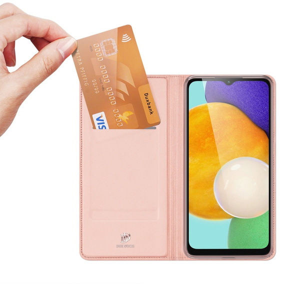 Etui Dux Ducis do Samsung Galaxy A14 4G/5G, Skinpro, różowe rose gold