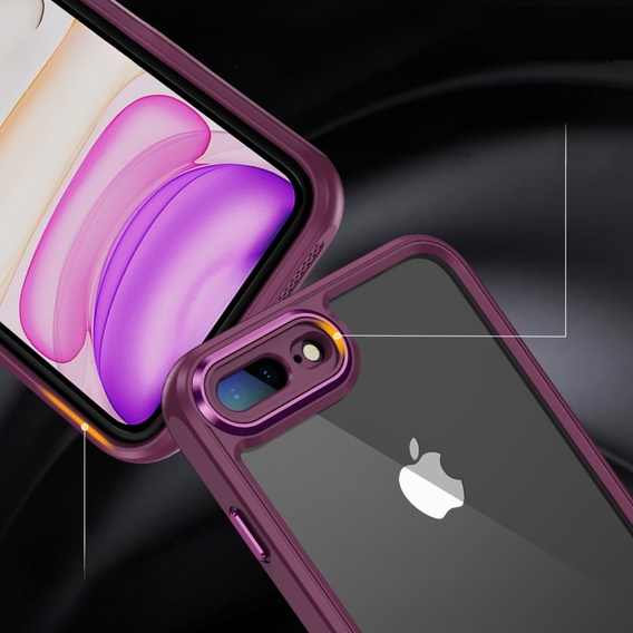 Etui do iPhone 7 Plus / 8 Plus, ERBORD Impact Guard, bordowe