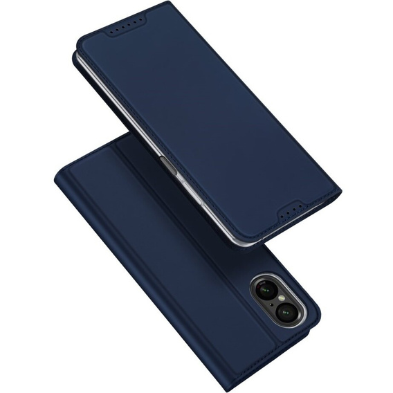 Etui Dux Ducis do Sony Xperia 10 VI, Skinpro, granatowe