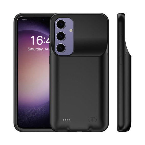 Etui z Baterią 6500mAh do Samsung Galaxy S25, czarne