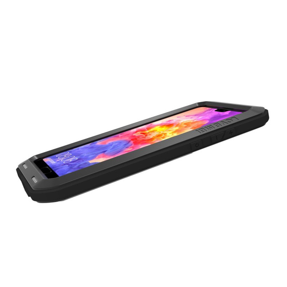 Etui Love Mei do Huawei P20 Pro, pancerne ze szkłem, czarne