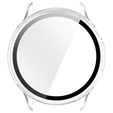 Etui z hartowanym szkłem do Garmin Vivoactive 6 – pełna ochrona 2w1 - przezroczyste