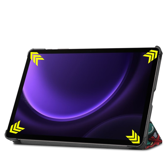 Etui do Samsung Galaxy Tab S10 Lite / S10 FE / S9 FE, z klapką, graffiti