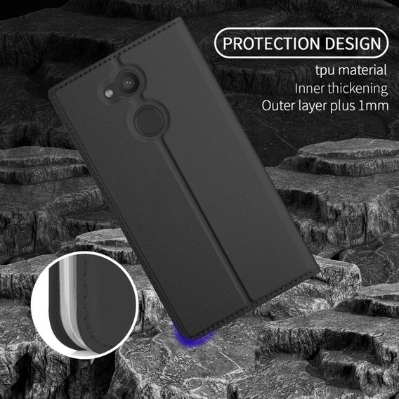 Czarne Etui SkinPro do Sony Xperia L2