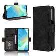 Etui z klapką do Samsung Galaxy A17 5G, Card Slot, czarne