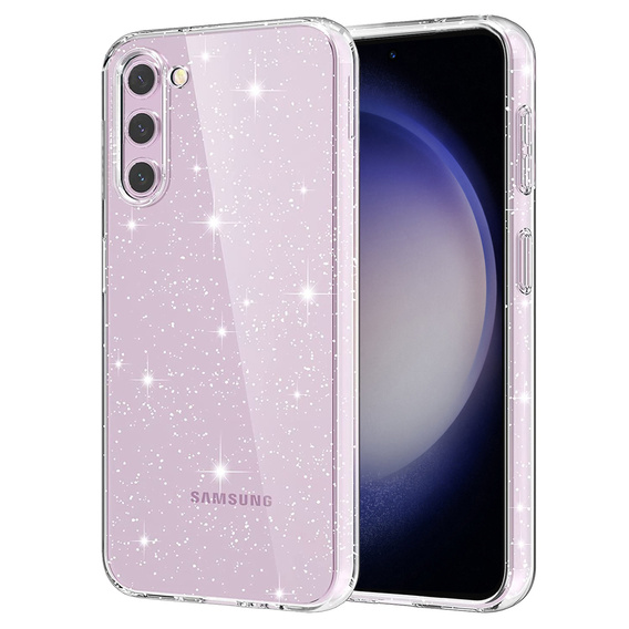 Etui do Samsung Galaxy S23, Glittery Powder, przezroczyste