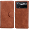 Etui Wallet do Xiaomi Poco X4 Pro 5G, Brown