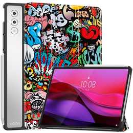 Etui do Lenovo Yoga Tab Plus 12,7", Smartcase, graffiti