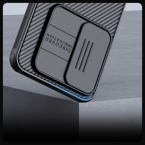 Etui do Samsung Galaxy S24 FE, pancerne Nillkin, CamShield Pro, czarne