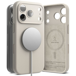 Etui Ringke do iPhone 17 Pro, Silicone MagSafe, Stone