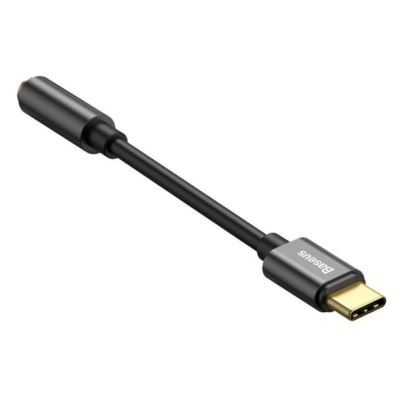 Baseus Przejściówka adapter przewód audio USB-C do mini jack 3,5mm