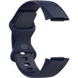 Pasek silikonowy do Fitbit Charge 5, Granatowy