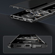 Etui do Samsung Galaxy S23, Magnetic Dual Glass, czarne