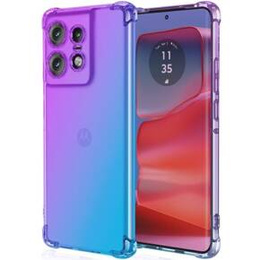 Etui Gradient Dropproof do Motorola Edge 50 Pro, Fioletowe / niebieskie