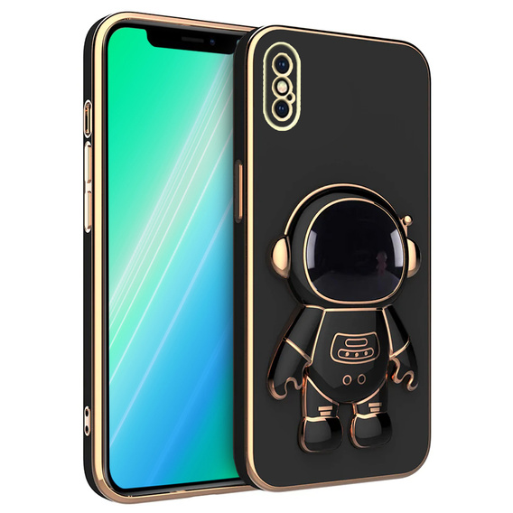 Etui do iPhone X / XS, Astronaut, czarne