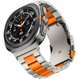 Bransoleta do Samsung Galaxy Watch Ultra 47mm (2025 / 2024), Tytanowa / Pomarańczowa