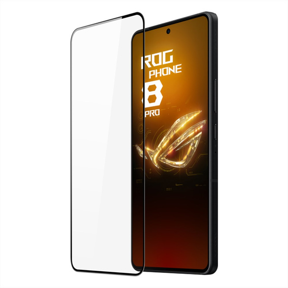 Szkło Hartowane do ASUS ROG Phone 8 Pro, Dux Ducis pełne na cały ekran, czarna ramka