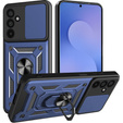 Etui pancerne do Samsung Galaxy S25 FE, CamShield Slide, niebieskie