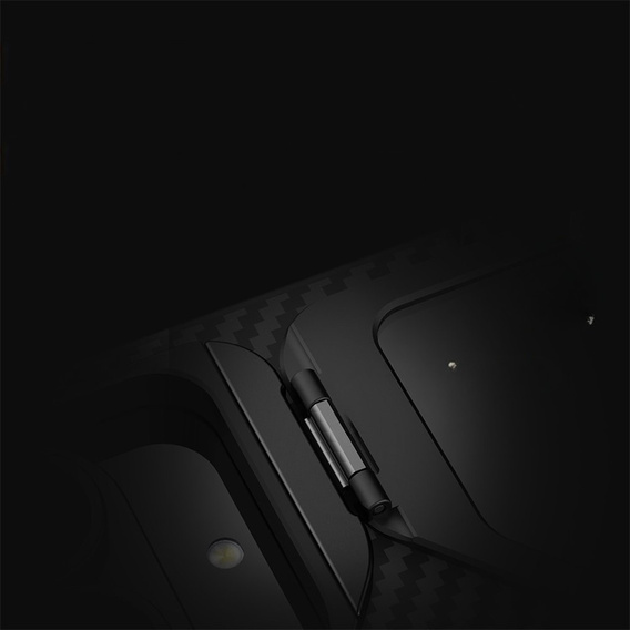 Etui Nillkin z rysikiem do Samsung Galaxy Z Fold7 5G, do MagSafe – czarne