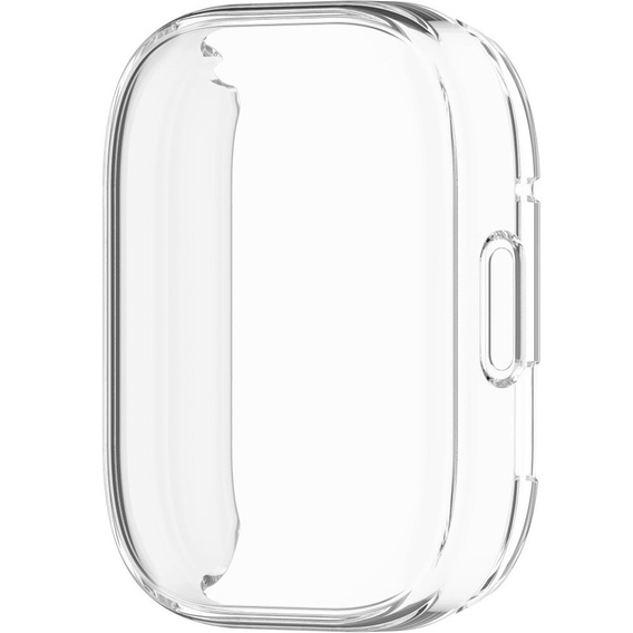 2w1 Etui Silikonowe z Osłoną na Ekran do Xiaomi Redmi Watch 3, Przezroczyste