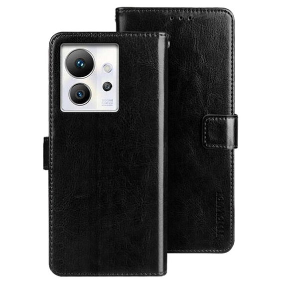 Etui z klapką do Infinix Zero Ultra, IDEWEI Wallet, czarne