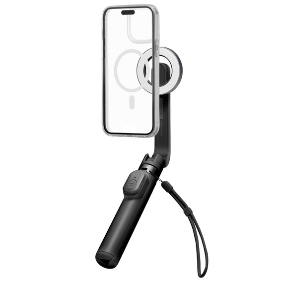 Spigen S571W MagSafe Bluetooth Kijek Selfie Stick Tripod, czarny