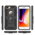 Etui pancerne do iPhone 6+ / 6S+ / 7+ / 8+ Plus, Nox Case Ring, czarne