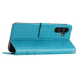 Etui z klapką do Samsung Galaxy A55 5G, Butterfly, niebieskie