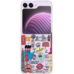 Etui do Samsung Galaxy Z Flip 5 5G, Hard Case, Kolorowe London