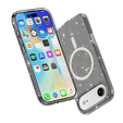 Etui do iPhone Air, do MagSafe, brokatowe, półprzezroczyste czarne