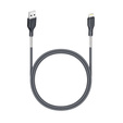 Karbonowy Kabel USB Lightning 12W do Apple CarPlay, 100cm