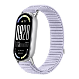 Pasek Nylonowy do Xiaomi Smart Band 10 / 9 / 8, Fioletowy