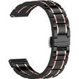 Bransoleta uniwersalna z teleskopem 22mm, Black/Rose Gold