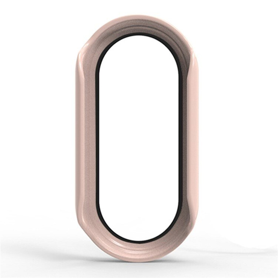 2w1 Etui + Szkło Hartowane do Xiaomi Smart Band 10 / 9 / 8, Różowe