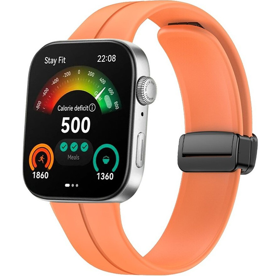 Pasek Silikonowy do Huawei Watch Fit 4 / 4 Pro / 3, Pomarańczowy