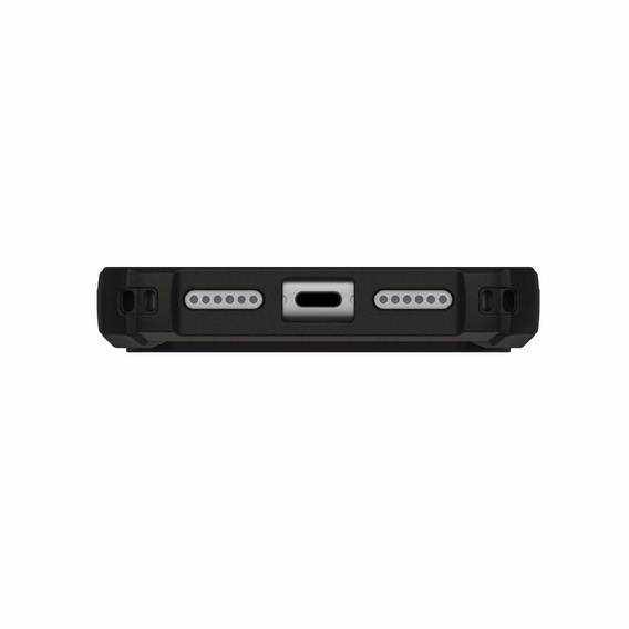 Etui Urban Armor Gear do iPhone 17 Pro, Plasma XTE MagSafe Kickstand, Black / Pop Orange