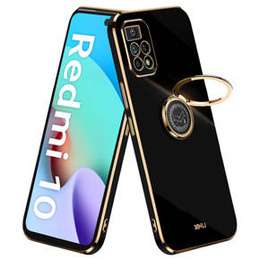 Etui do Xiaomi Redmi 10, Electro Ring, czarne