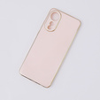 Etui do Oppo A78 4G, Glamour CamShield, różowe rose gold