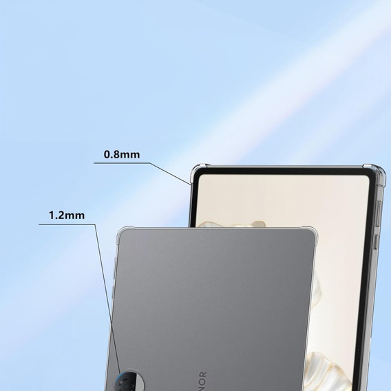 Etui do Honor Pad 9, Silikonowe, przezroczyste