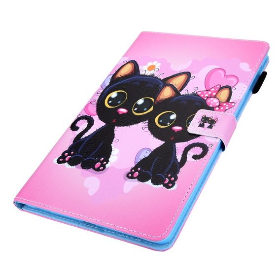 Etui do Samsung Galaxy Tab A11/A9, two cats