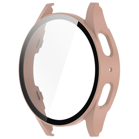 2w1 Etui + Szkło Hartowane do Samsung Galaxy Watch 7 40mm, Różowe złoto