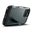 Etui Spigen do iPhone 16 Pro, Tough Armor Mag MagSafe, zielone + Szkło Hartowane 9H