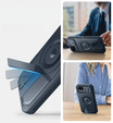 Etui pancerne Dexnor CamProtect z MagSafe do iPhone 16e – niebieskie