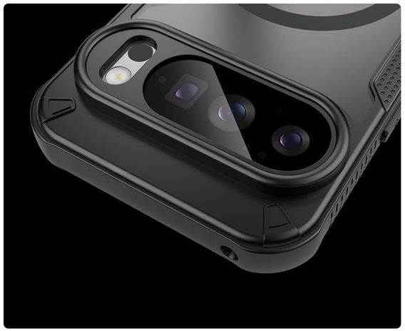 Etui Matt Case do Google Pixel 10 Pro, do MagSafe, wzmocnione, matowe czarne