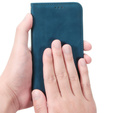 Etui Wallet do Samsung Galaxy A51 5G, Vintage Style Smooth, Blue