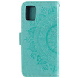 Etui z klapką do Oppo Reno6 5G, Mandala, zielone